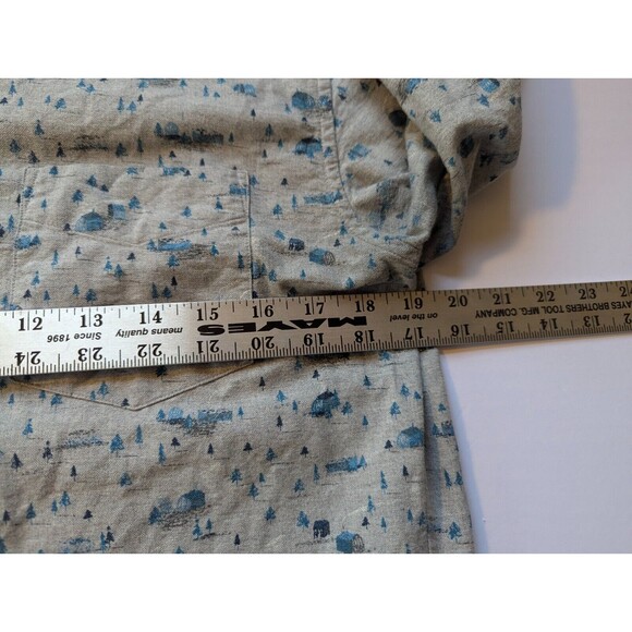 Bonobos Slim Fit Medium Button Down Long Sleeve Shirt Tree Town Graphic Mens M - Picture 10 of 12